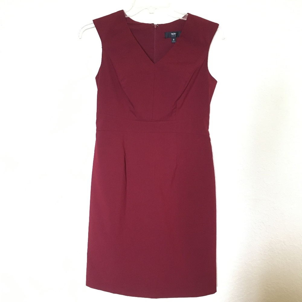 Mossimo stretch maroon pencil dress. Size 8.
